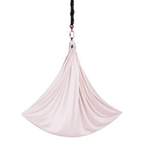 Aerial Yoga Hammock, 300 lbs Load Aerial Silk, Yoga Swing with Nylon Fabric, PE Zipper Bag for Parent-Child Interaction