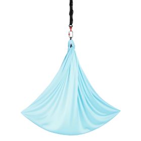 Aerial Yoga Hammock, Maximum 300 lbs Load Aerial Silk, Yoga Swing with Nylon Fabric, Daisy Rope, PE Zipper Bag