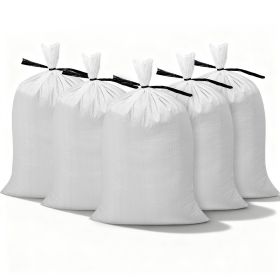 Heavy Duty Sand Bags, 50Pack 14" x 26", Empty Sandbags for Flooding with Tie Strings, Woven Polypropylene Sand Bag with 1600 Hours of UV Protecti