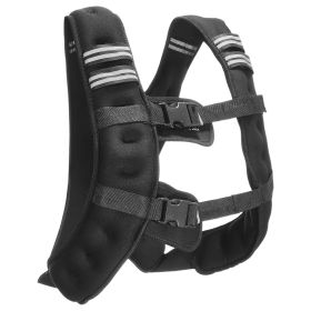 Weighted Vest, 12 lbs Weight Vest with Reflective Stripe, Adjustable Buckle Body Weight Vest for Men Women, Workout Equipment for Strength Traini