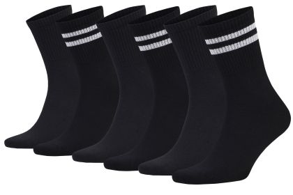 Tennis Crew Socks for Women 6 Pairs Shoe Size 5 to 10