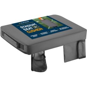 Alpcour Portable Extra Thick Stadium Seat Cushion - 21x 15 Inch Bleacher Cushion With Side Pocket (Option: Grey-21Wide)