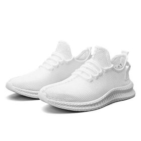 Running Shoes Sneakers Casual Men's Outdoor Athletic Jogging Sports Tennis Gym (Color: White, size: US 8 / EU 41)