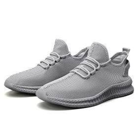 Running Shoes Sneakers Casual Men's Outdoor Athletic Jogging Sports Tennis Gym (Color: Gray, size: US 12 / EU 46)