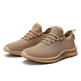 Running Shoes Sneakers Casual Men's Outdoor Athletic Jogging Sports Tennis Gym (Color: Brown, size: US 8.5 / EU 42)
