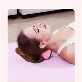 Rechargeable High Intensity Vibration Massage Ball for Muscle and Fitness, Electric Fascia Release for Neck, Back and Feet, USB Charging (Color: Pink)