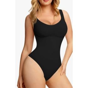 One Piece Shaping  The Transformation Of The Charm Of Women's Jumpsuits (Option: Blk-Xl)