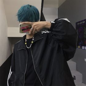 Women's Casual Sports Sun Protection Clothing (Option: Black-L)